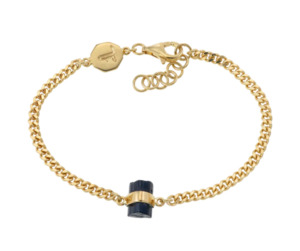 TIGER FRAME - ROUGH GEM CHAIN BRACELET - TOURMALINE