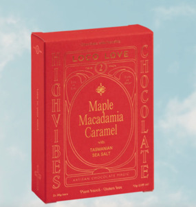 Loco Love Chocolate: LOCO LOVE - TWIN PACK MAPLE MACADAMIA CARAMEL