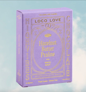 Loco Love Chocolate: LOCO LOVE - TWIN PACK HAZELNUT BUTTER PRALINE