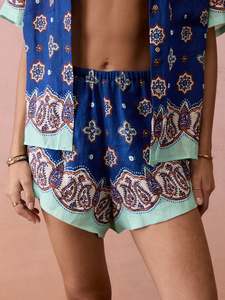 BOTEH - CERULEA BOY SHORTS - ZAFFRE BLUE