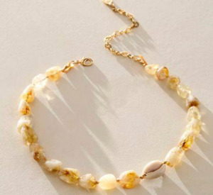 Ariana Ost: ARIANA OST - AURORA NECKLACE - CITRINE