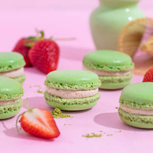 Standard Macarons: Strawberry Matcha | Limited Edition Pre-Order