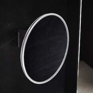 Emco Light System LED Mirror, BLACK, 5x Magn (8 Week Delivery)