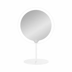 Battery Powered: Blomus LED Vanity Mirror, 5x - White Matt - (Rechargeable)