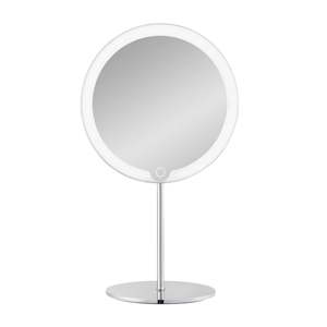 Blomus LED Vanity Mirror, 5x - Polished Stainless Steel - (Rechargeable)