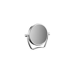 Double Sided Magnifying Mirrors: Emco 83mm Travel Mirror (110g), 5x Magnification