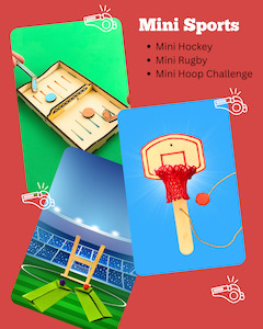 All Craft Kits: Mini Sports Craft & Play Discovery Box