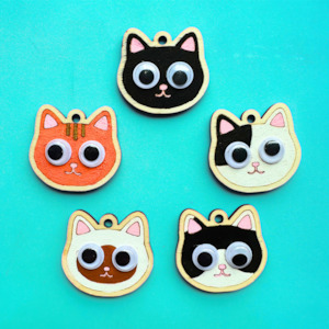 Animal Themed Crafts: Cat Badges
