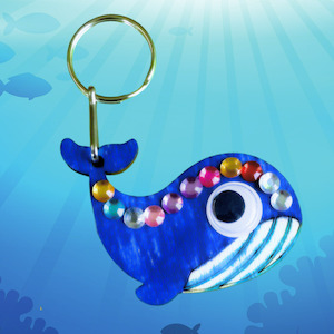 Animal Themed Crafts: Whale Bag Charm