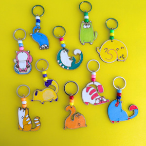 Animal Themed Crafts: Kitty Bag Charm