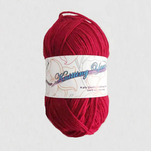 Anzac Craft Supplies: Deep Red Yarn 100g