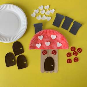 Autumn: Fairy Toadstool House Magnet