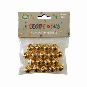 Beads 1: Gold Beads 16mm