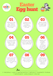 Easter Hunt Clues Free Printable