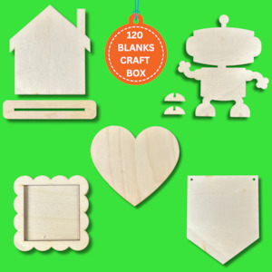 Bulk Craft Supplies: 120 Blanks Craft Box