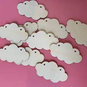 Bulk Craft Supplies: Clouds Wooden