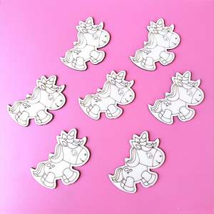 Bulk Craft Supplies: Unicorn Wooden