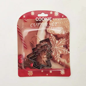 Clay 1: Set of 3 Christmas Tree cookie cutters