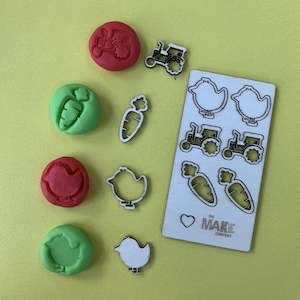 Play Dough Stamps - Farm