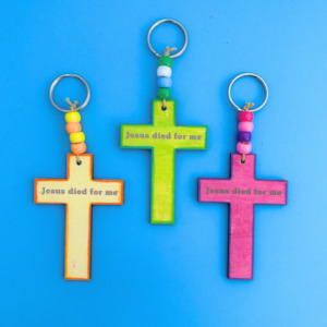 Easter Crafts 1: Cross Keyring