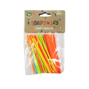 Elastic 1: Plastic Craft Needles 30pc