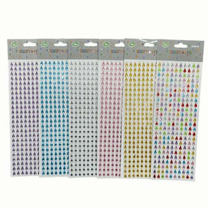 Craft Self Stick Teardrop Shaped Gems 240 pcs