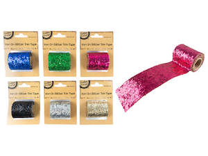 Iron on Glitter Trim Tape 5cm x 1m