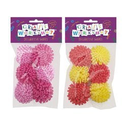 Foam Flowers 6pc