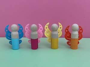 Mini Wooden Fairies