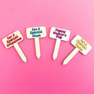 Fairy Garden Supplies: Mother's Day Mini Garden Signs