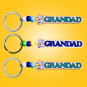 Fathers Day Crafts 1: Grandad Keyring