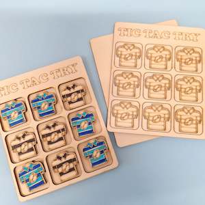 Fathers Day Crafts 1: Rugby Tic-Tac-Try Game