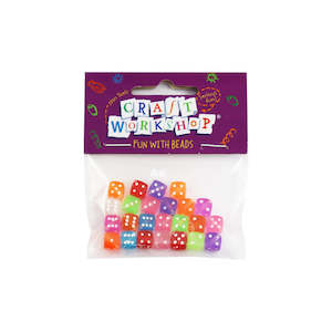 Colourful Miniature Dice Beads