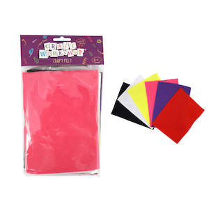 Felt sheets - Bright 6pcs