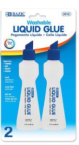Glue 1: Washable Liquid Glue 2 pack 80ml