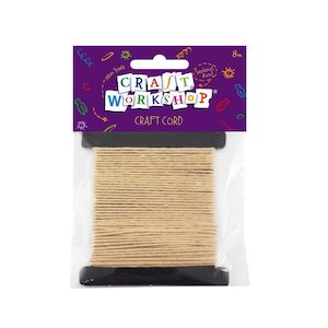 Jewellery Supplies 1: Craft Wax Cord Natural Colour 8m