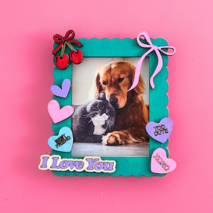 Magnet Crafts: 'I Love You' Frame - Square