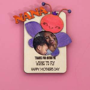 Magnet Crafts: Mother's Day Butterfly Photo Frame Magnet