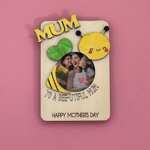 Mother's Day Bee Photo Frame Magnet