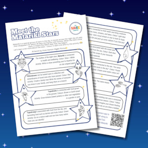 Meet the Matariki Stars - Free Printable