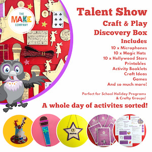 Music Themed Crafts 1: Talent Show Craft & Play Discovery Box