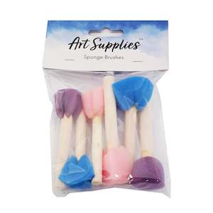 Sponge Brushes 6 Shapes 3cm