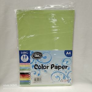 Paper Items 1: Pastel Green Light Card 10pcs