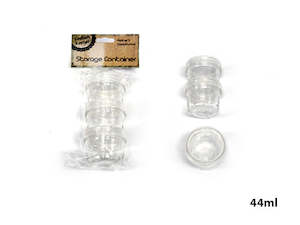 Plastic Amp Glass Items: Stackable Craft Storage Containers - Plastic 45ml 3pc