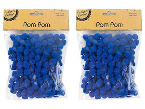 Pom Poms 1: Pom Pom 1.5cm Blue 200pcs