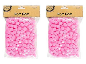 Pom Poms 1: Pom Pom 1.5cm Light Pink 200pcs