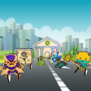 Superhero Set - Power Gem Heist