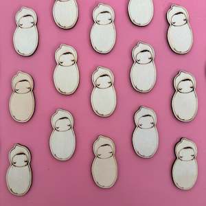 Religious Crafts: Baby in Swaddling Set of 50