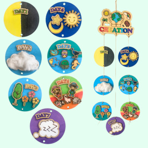 Religious Crafts: Creation 7 week curriculum craft