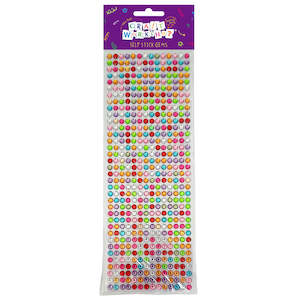 Stickers 1: Mini Self Stick Gems 6mm 504pc